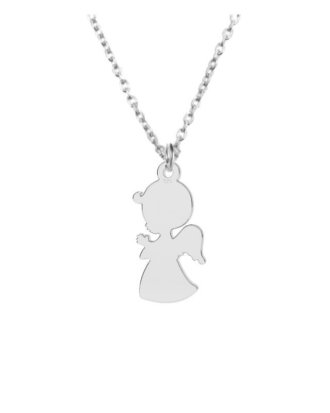 Lantisor din argint 925 Angel Boy cu pandantiv in forma de ingeras