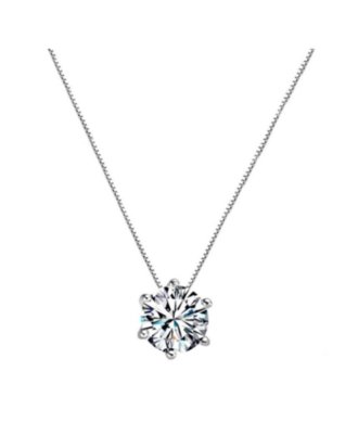 Lant din argint 925 Crystal cu pandantiv din piatra de zirconiu, 40 cm