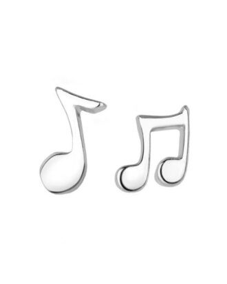 Cercei din argint 925 Sound in forma de note muzicale cu cheita din argint