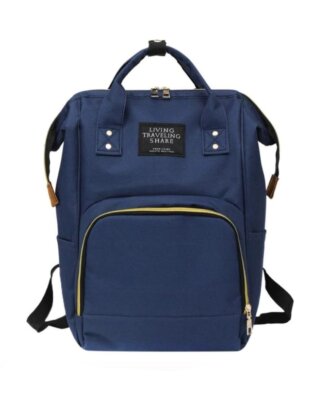 Rucsac bebelusi, mamici, din panza oxford de culoare bleumarin