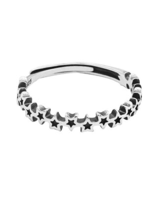 Inel din Argint 925 Mini Star cu stelute decupate, masura ajustabila